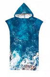 Adult Hooded Beach Towel Surf Ponchos 110 x 75 cm Vary Colours