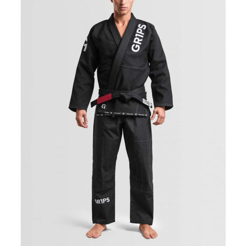 GR1PS BJJ GI Primero Competition Size A0-A5 Black