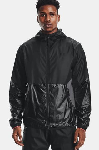 Men's UA RUSH™ Legacy Windbreaker Jacket Size S-2XL Black