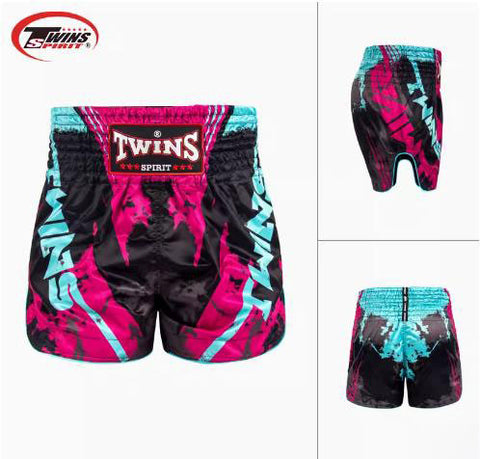 Twins Spirit 177 MUAY THAI MMA BOXING Shorts S-XXL Pink