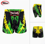 Twins Spirit 177 MUAY THAI MMA BOXING Shorts S-XXL Green