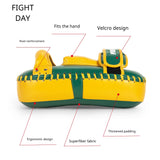 FIGHT DAY JBL01 MUAY THAI BOXING MMA KICK PADS PAIR 32 x 18 x 11 cm 6 Colours