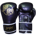 LION KING 2662 MUAY THAI  BOXING GLOVES 2.0  8-12 oz Black Gold