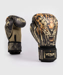 VENUM Tiger Kids MUAY THAI BOXING GLOVES 4-6 oz Black Neon Orange