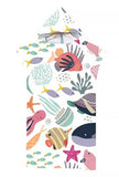 Adult Hooded Beach Towel Surf Ponchos 110 x 75 cm Vary Colours