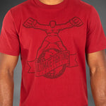 UFC Ulti-Man by Venum T-Shirt Size S-XXL Burgundy