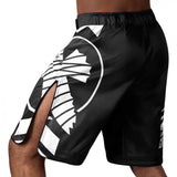 HAYABUSA ICON 5383 MUAY THAI BOXING Shorts S-XXL Black White