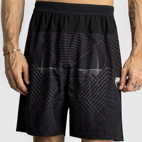 VNMUFC-00260-650 UFC Adrenaline von Venum Fight Week Performance Herren-Shorts, M/L, Desert Camo
