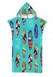 Adult Hooded Beach Towel Surf Ponchos 110 x 75 cm Vary Colours