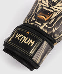 VENUM Tiger Kids MUAY THAI BOXING GLOVES 4-6 oz Black Neon Orange