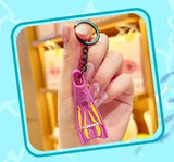 Miniature Scuba Diving Fin keychains Gifts 6 Colours