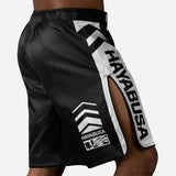 HAYABUSA ICON 5383 MUAY THAI BOXING Shorts S-XXL Black White