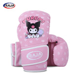 RAJA MUAY THAI BOXHANDSCHUHE Atmungsaktive Mesh-Handfläche Cooltex PU-Leder Kinder 6 oz Hello Kitty 2