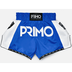 Primo Muay Thai Boxing Shorts Free Flow Series S-XXL Stadium Classic Blue