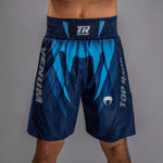 Venum x Top Rank Original Men's Boxing Shorts Trunks XS-XXL Navy Blue