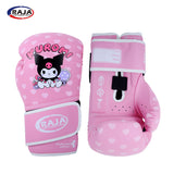 RAJA MUAY THAI BOXHANDSCHUHE Atmungsaktive Mesh-Handfläche Cooltex PU-Leder Kinder 6 oz Hello Kitty 2