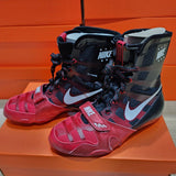 NIKE HYPERKO 1 PROFESSIONAL BOXSCHUHE BOXSTIEFEL US 4-13 Schwarz-Rot