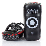 FAIRTEX KPLC2 CURVED KICK PADS Size Standard Black Black