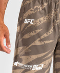 VNMUFC-00260-650 UFC Adrenaline by Venum Fight Week Performance Men’s Shorts M/L Desert Camo