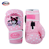 RAJA MUAY THAI BOXING GLOVES 100II Cooltex PU Leather Size 6-10 oz Kuromi 3