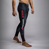 Venum-05252-603 x TEKKEN 8 Marshall Law Spats Size S-XXL Black Red Gold