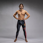 Venum-05252-603 x TEKKEN 8 Marshall Law Spats Size S-XXL Black Red Gold