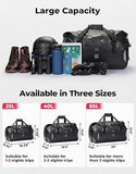KEMIMOTO 65L Waterproof Motorcycle Tail Bag 500D PVC Black
