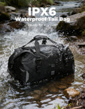 KEMIMOTO 65L Waterproof Motorcycle Tail Bag 500D PVC Black