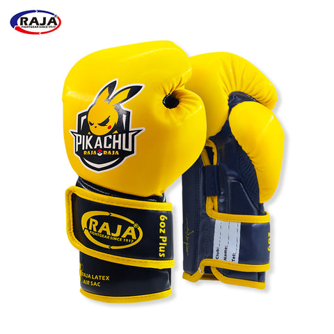 RAJA MUAY THAI BOXHANDSCHUHE Atmungsaktive Mesh-Handfläche Cooltex PU-Leder Kinder 6 oz Hello Kitty 2