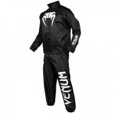 VENUM-03689-001 Giant Sauna Suit Vinyl Sweatsuit Black Size S-XL (SET)