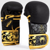 Venum-05580-126 x Ilia Topuria Unmatched MMA SPARRING GLOVES Size M Black Gold