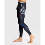 Venum-05248-108 TEKKEN 8 Jin Kazama Spats Size S-XXL Blue/Black/White