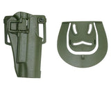 Airsoft Tactical Military CQC OWB Polymer Pistol Holster G17/1911/M92/P226/USP 3 Colours