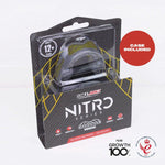 SAFEJAWZ Nitro SERIES SPORTS MUAY THAI BOXING MMA SELF-FIT MOUTHGUARD Grey Yellow Senior Age 12+