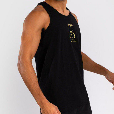 Venum x Topuria Unmatched Edition Tank Top M-L Black Gold