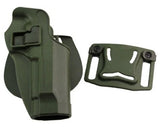 Airsoft Tactical Military CQC OWB Polymer Pistol Holster G17/1911/M92/P226/USP 3 Colours