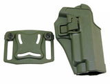 Airsoft Tactical Military CQC OWB Polymer Pistol Holster G17/1911/M92/P226/USP 3 Colours