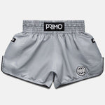 Primo Muay Thai Boxing Shorts Alta Series S-XXL Tundra Gray