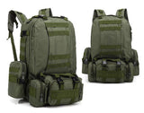Airsoft Tactical Military Multi-Purpose Molle Outdoor Hiking Camping Travel 55L Backpack 4 Colours ATB018
