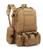 Airsoft Tactical Military Multi-Purpose Molle Outdoor Hiking Camping Travel 55L Backpack 4 Colours ATB018
