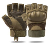 Airsoft Tactical Military Cycling Outdoor Combat Gloves Fingerless Size M-XL 3 Colours ATG011