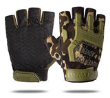 Airsoft Tactical Military Cycling Outdoor Combat Gloves Fingerless Size Free 4 Colours ATG012
