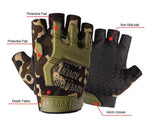Airsoft Tactical Military Cycling Outdoor Combat Gloves Fingerless Size Free 4 Colours ATG012