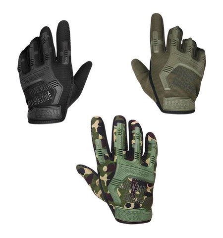 Airsoft Tactical Military Cycling Outdoor Combat Gloves Full Finger Size Free 3 Colours ATG013