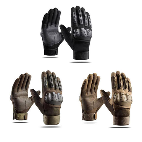 Airsoft Tactical Military Cycling Outdoor Combat Gloves Full Finger Touch Screen Size M-XL 3 Colours ATG015
