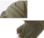 Airsoft Tactical Military Cycling Outdoor Combat Gloves Fingerless Size M-XL 3 Colours ATG016