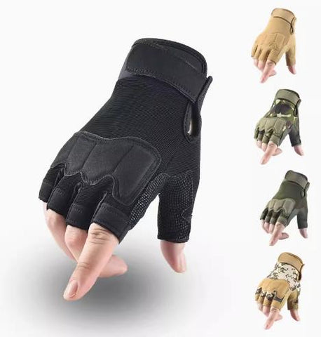 Airsoft Tactical Military Cycling Outdoor Combat Fitness Gloves Fingerless Size M-XL 5 Colours ATG008