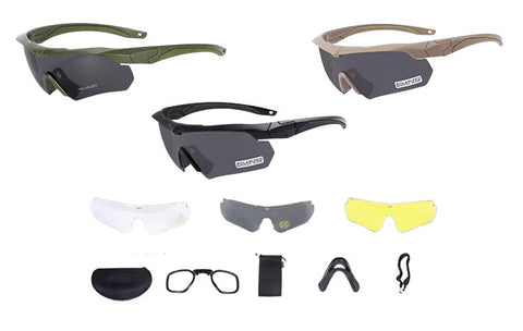 Airsoft Tactical Military Motorcycle Hunting Protection Anti Fog Glasses 3 Lenses 3 Colours ATGM002