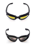 Airsoft Tactical Military Motorcycle Hunting Protection Anti Fog Glasses 4 Lenses Black ATGM003