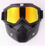 Airsoft Tactical Military Motorcycle Hunting Protection Goggle Full Face Mask Set Anti Fog 7 Colours ATGM006
